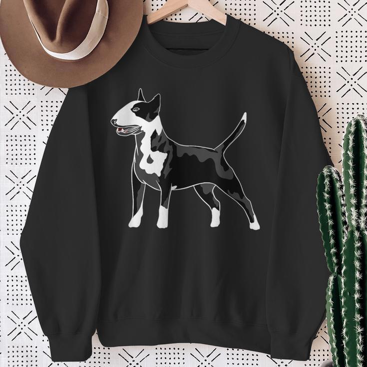 Bull Terrier Dog Sweatshirt Geschenke für alte Frauen