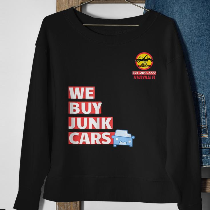 We Buy Junk Cars In Titusville Auto Junker Sweatshirt Gifts for Old Women