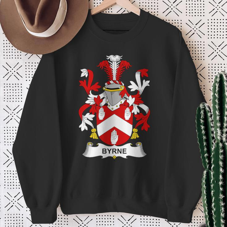 Byrne Coat Of Arms Family Crest Sweatshirt Gifts for Old Women