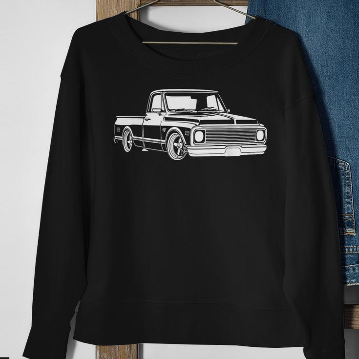 C10 Truck Custom 10 Classic C10 Truck Vintage Truck Sweatshirt Gifts for Old Women