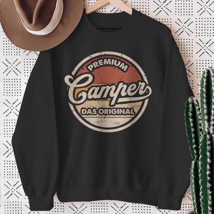 Camper Original Caravan Camping S Sweatshirt Geschenke für alte Frauen