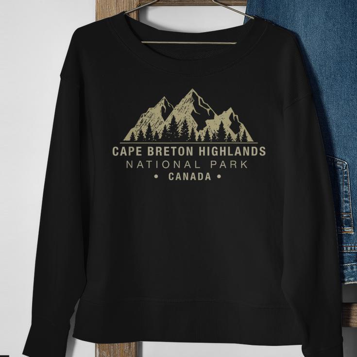 Cape Breton Highlands National Park Sweatshirt Gifts for Old Women