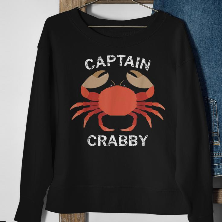 Captain Crabby Crabby Mood Sweatshirt Gifts for Old Women
