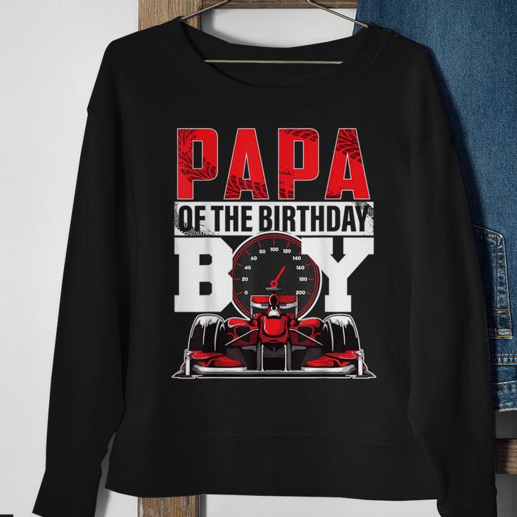 Car Racing Papa Of Birthday Boy Formula Race Car Driver Sweatshirt Gifts for Old Women