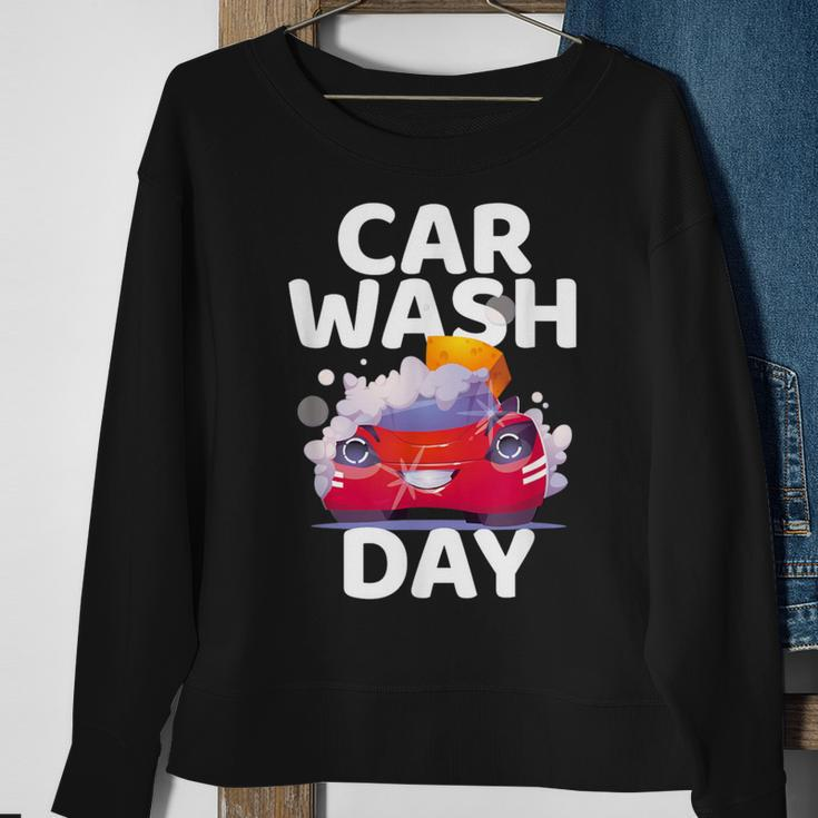Car Wash Day Car Detailing Carwash Sweatshirt Gifts for Old Women