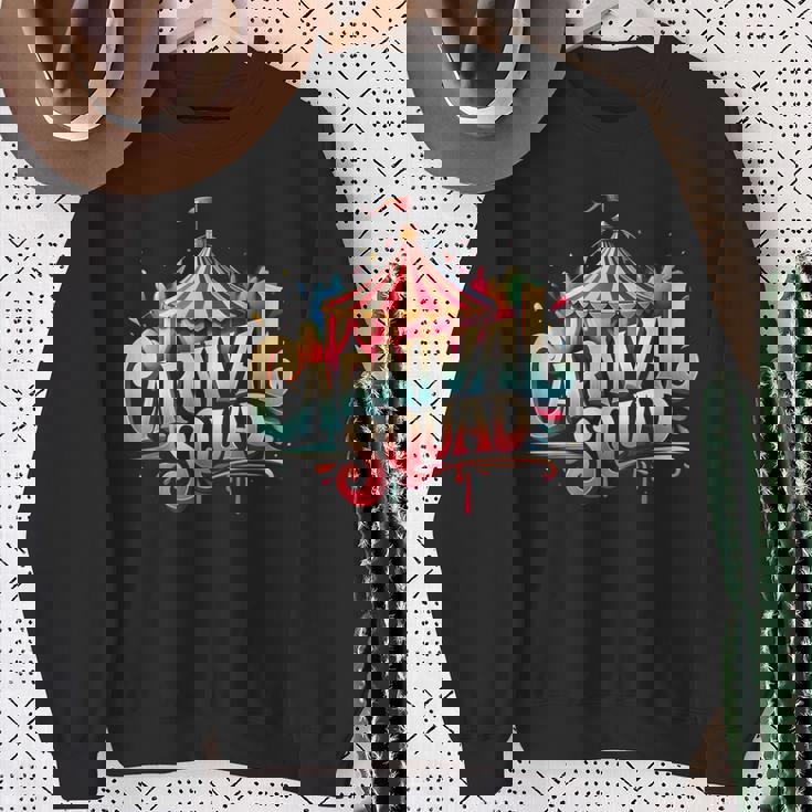 Carnival Staff Circus Event Vintage Retro Circus Matching Sweatshirt Gifts for Old Women