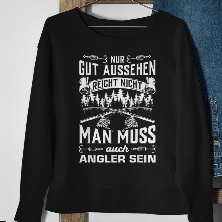 Carp Fishing Nur Gut Sehen Man Muss Auch Angler Sein Mann Sweatshirt Geschenke für alte Frauen