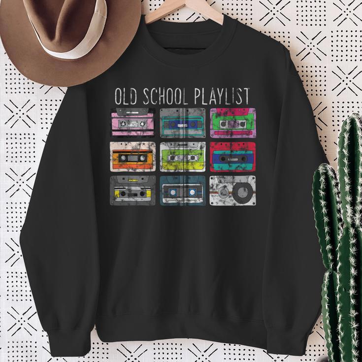 Cassette Retrointage Años 80 90 Cintas De Cassette Camisa de entrenamiento Regalos para ancianas