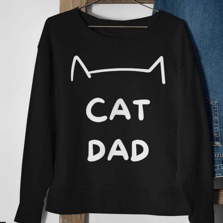 Cat Dad Cat Cute Men Sweatshirt Gifts for Old Women