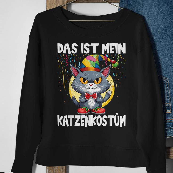 Cat Fancy Dress Das Ist Mein Katzenkostü Black Sweatshirt Geschenke für alte Frauen