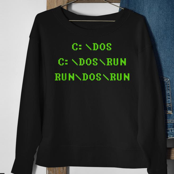 CDos CDosrun RundosrunComputer Dos Sweatshirt Gifts for Old Women