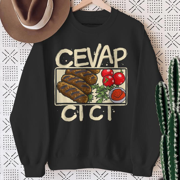 Cevapcici Cevapi Essen Cevapcici Grill Balkanlover S Sweatshirt Geschenke für alte Frauen