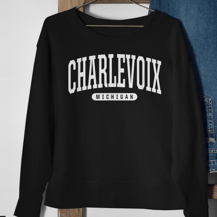 Charlevoix MichiganCharlevoix Mi U Sweatshirt Gifts for Old Women