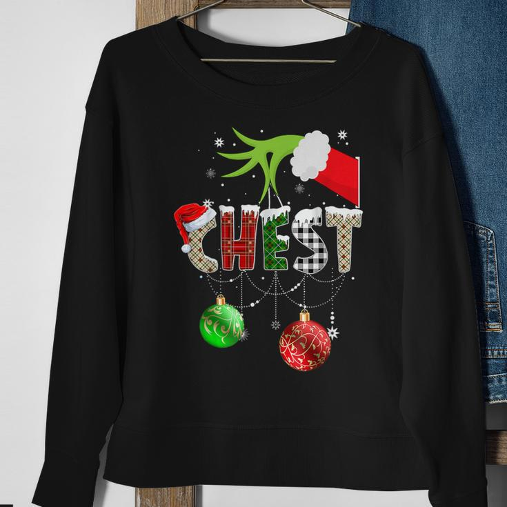 Chest Nuts Christmas Matching Couple Chestnuts Pajama Sweatshirt Gifts for Old Women
