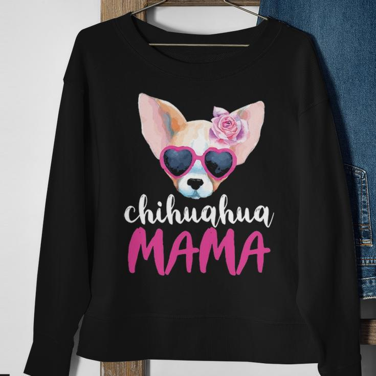 Chihuahua Mama For Women Chihuahua Mom Sweatshirt Gifts for Old Women