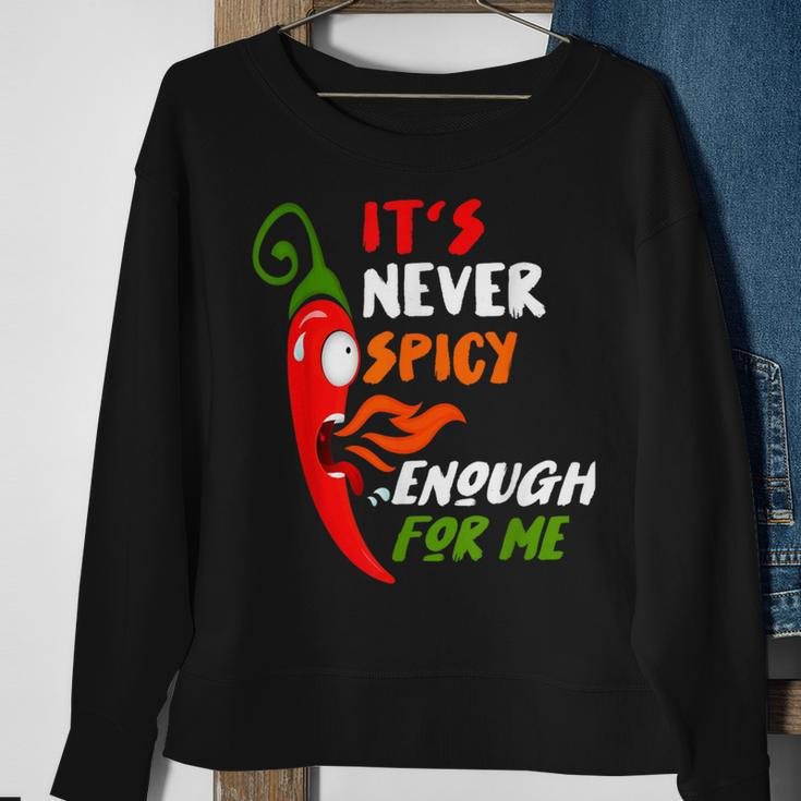 Chili Red Pepper For Hot Spicy Food & Sauce Lover Sweatshirt Gifts for Old Women
