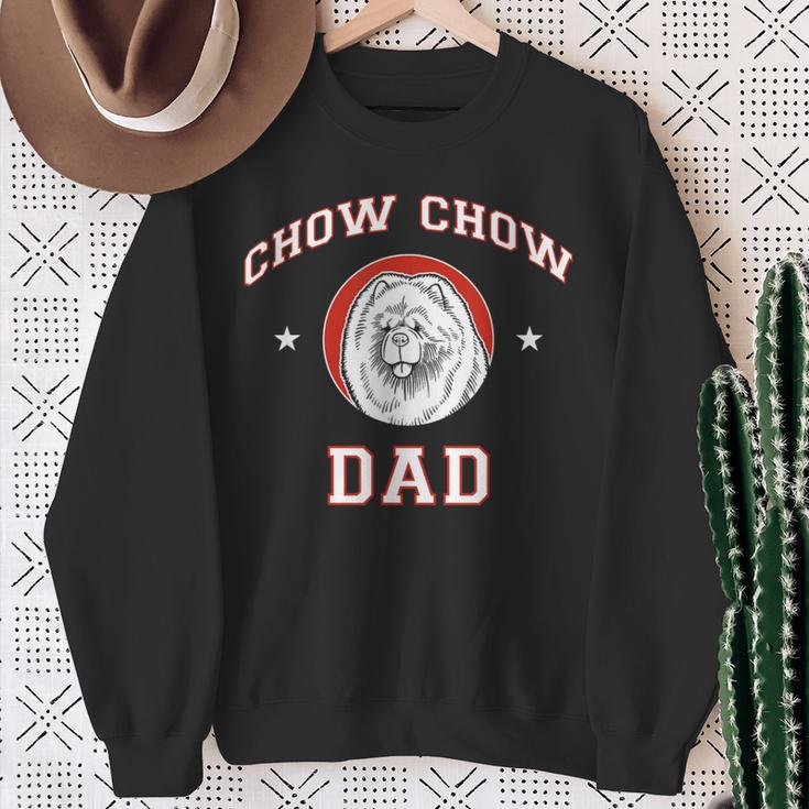 Chow Chow Dad Dog Father Sweatshirt Gifts for Old Women