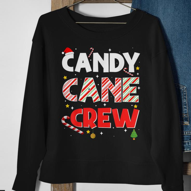 Christmas Candy Cane Crew For Family And Cousins Christmas Sweatshirt Gifts for Old Women