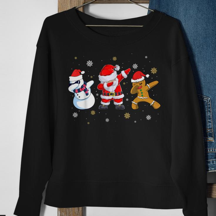Christmas Dabbing Santa Claus Children Men Sweatshirt Geschenke für alte Frauen