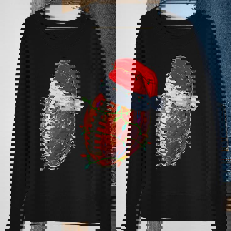 Christmas Football Team Santa Sports For Boys Sweatshirt Gifts for Old Women
