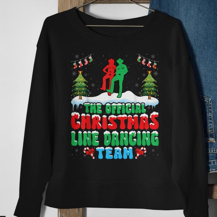 Christmas Line Dancing Dance Team Line Dancer Xmas Sweatshirt Gifts for Old Women