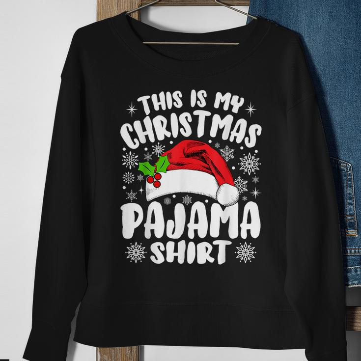 This Is My Christmas Pajama Christmas Outfits Sweatshirt Gifts for Old Women
