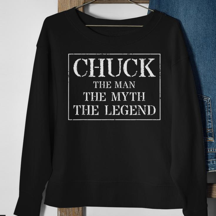 ChuckThe Man The Myth The Legend Sweatshirt Gifts for Old Women