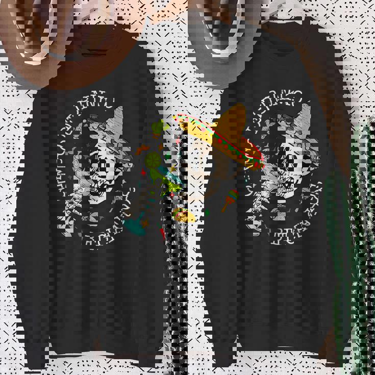 Cinco De Drinko Bitchachos Margarita Drink Cinco De Mayo Sweatshirt Gifts for Old Women