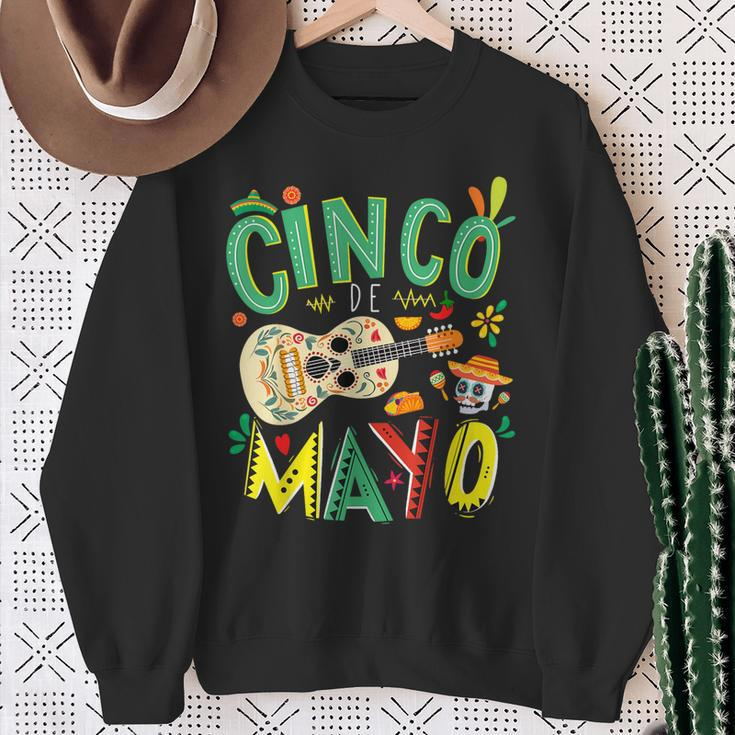 Cinco De Mayo Lets Fiesta Squad 5 De Mayo Mexican Fiesta Sweatshirt Gifts for Old Women
