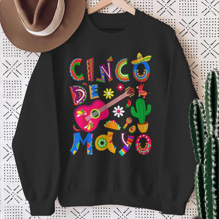Cinco De Mayo Mexican Fiesta 5 De Mayo Mexico Mexican Day Sweatshirt Gifts for Old Women