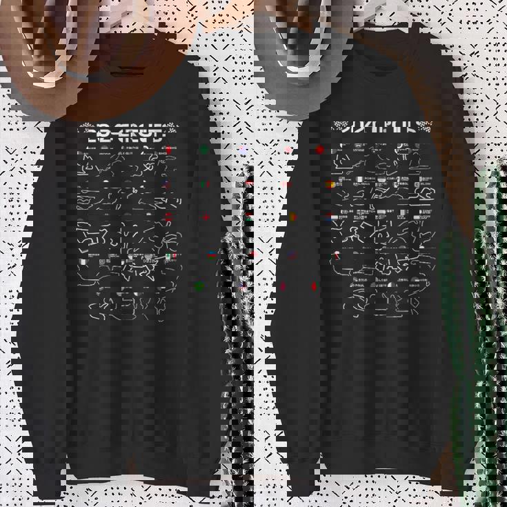 Circuitos De Fórmula Racing 2024 Coche De Carreras Formula Racing Camisa de entrenamiento Regalos para ancianas