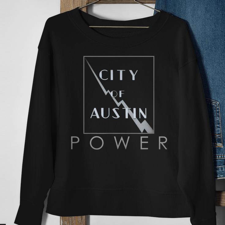 City Of Austin Power Sweatshirt Gifts for Old Women