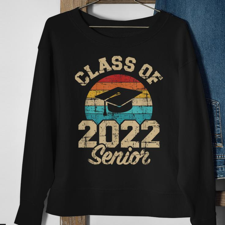 Class Of 2022 Senior Vintage Retro Sweatshirt Gifts for Old Women