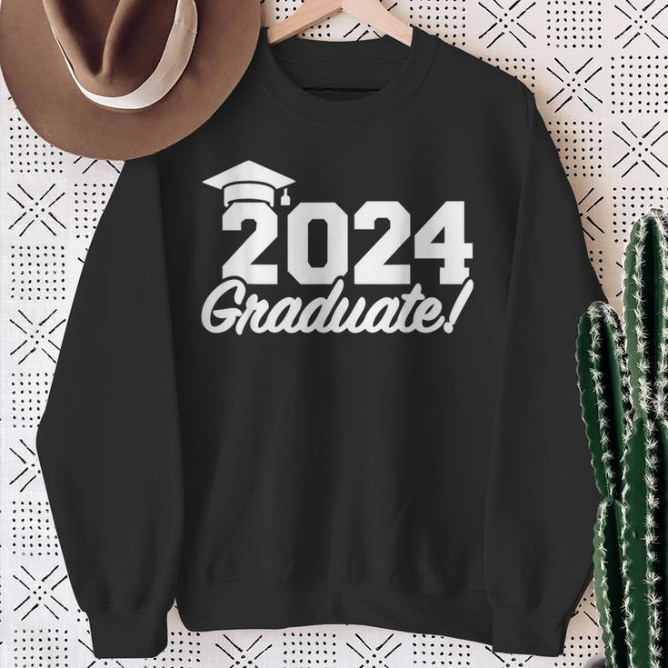 Class Of 2024 Graduate Sweatshirt Gifts for Old Women