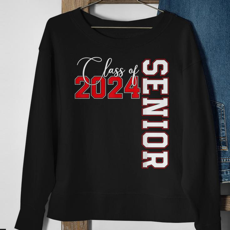 Class Of 2024 Senior 2024 Graduation Or First Day Of School Sweatshirt Gifts for Old Women