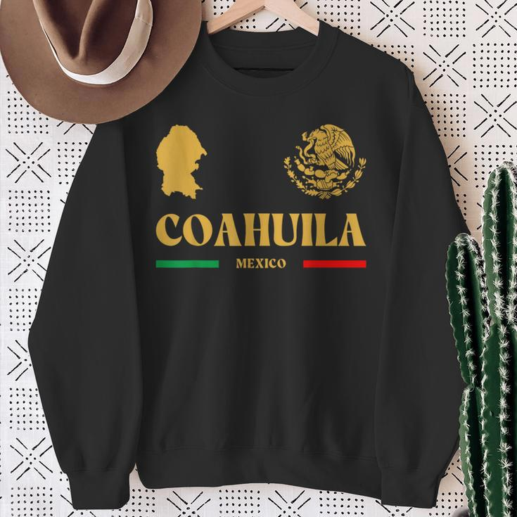 Coahuila Mexico With Mexican Emblem Coahuila Sweatshirt Gifts for Old Women