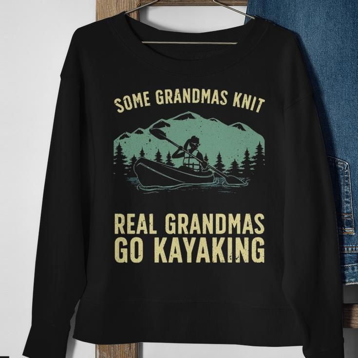 Cool Kayaking For Grandma Mom Kayaker Boating Kayak Boating Sweatshirt Gifts for Old Women