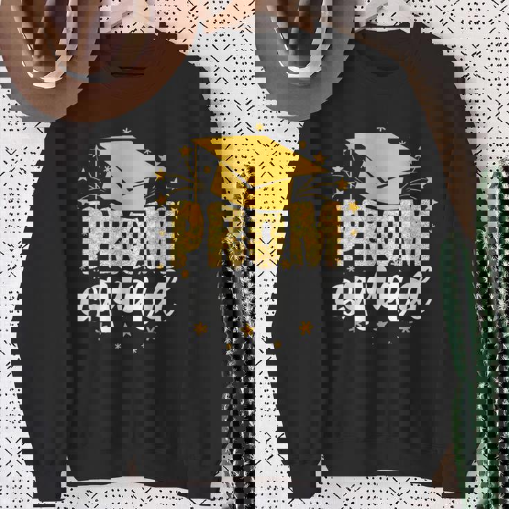 Cool Prom Squad 2024 Prom Graduation Party 2024 Sweatshirt Gifts for Old Women