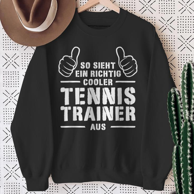 Cool Tennis Trainer Coach Best Tennis Trainer Sweatshirt Geschenke für alte Frauen