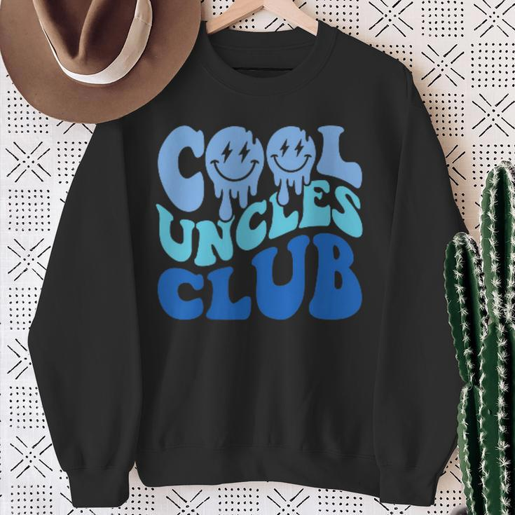 Cool Uncles Club Best Uncle Ever Fathers Day Pocket Sweatshirt Gifts for Old Women