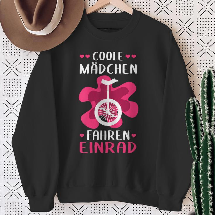 Coole Mädchen Fahren Unrad Sweatshirt Geschenke für alte Frauen