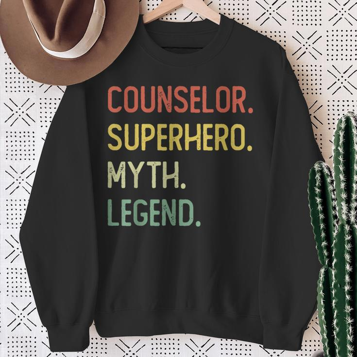 Counselor Superhero Myth Legend Sweatshirt Gifts for Old Women