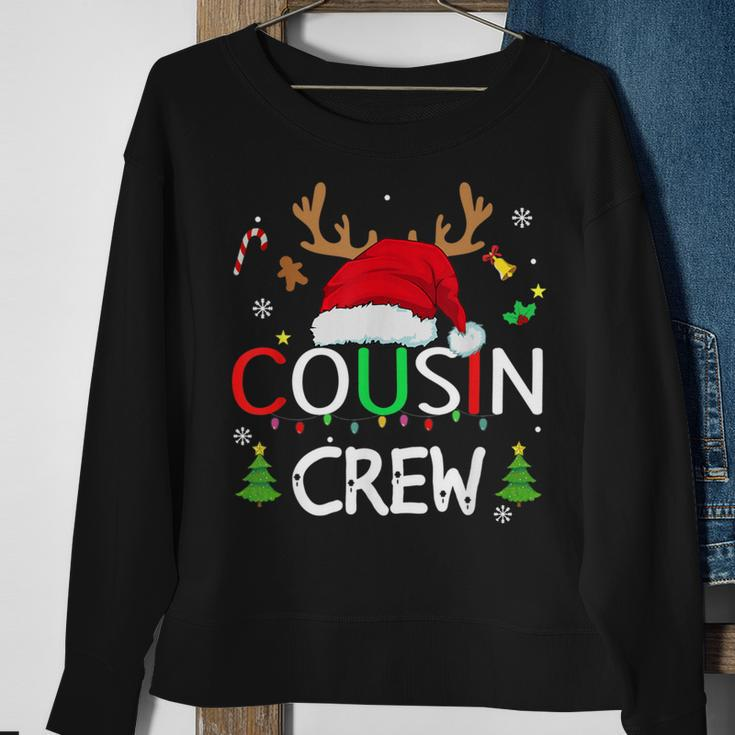 Cousin Crew Christmas Family Xmas Naughty Matching Pajamas Sweatshirt Gifts for Old Women