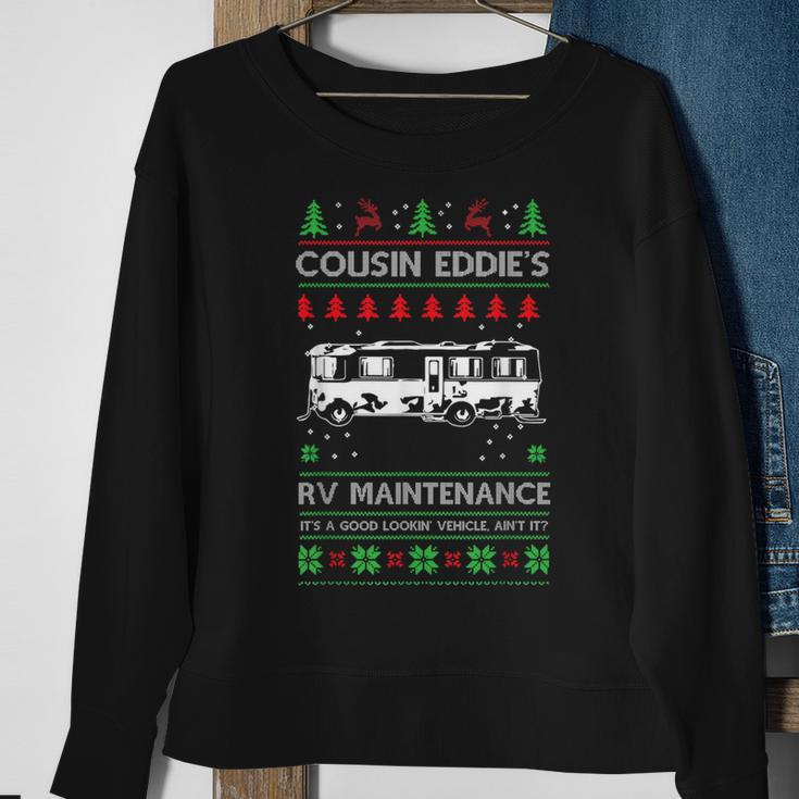 Cousin Eddies Rv Maintenance Holiday Ugly Christmas Sweatshirt Gifts for Old Women