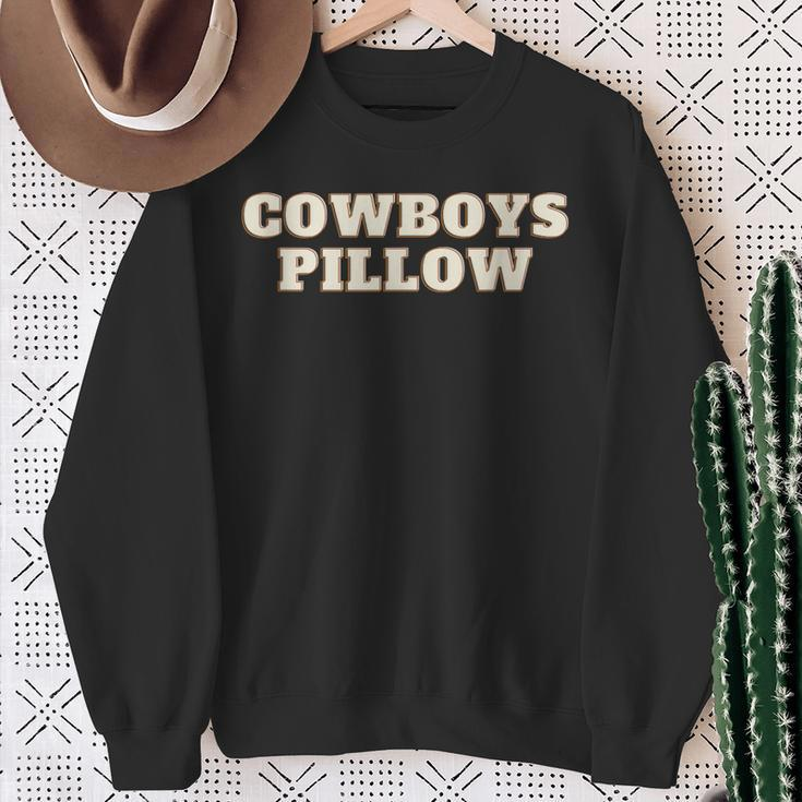 Cowboys Pillow Where Legends Rest Sweatshirt Gifts for Old Women