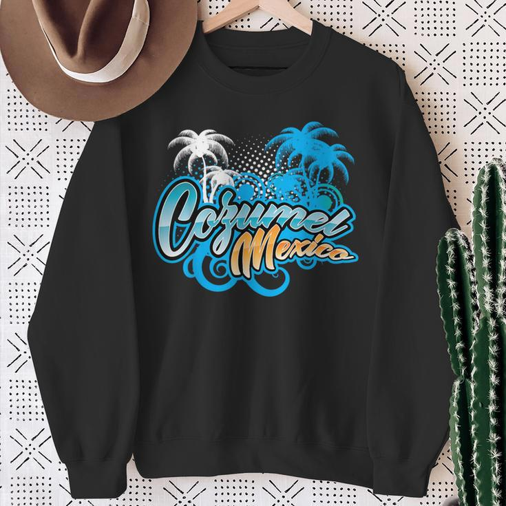Cozumel Mexico Souvenir For Traveler MenWomen Sweatshirt Gifts for Old Women