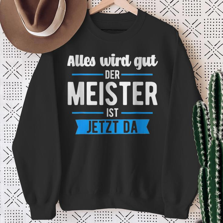 Craft Der Meister Ist Jetzt Da The Master Is Now D Sweatshirt Geschenke für alte Frauen