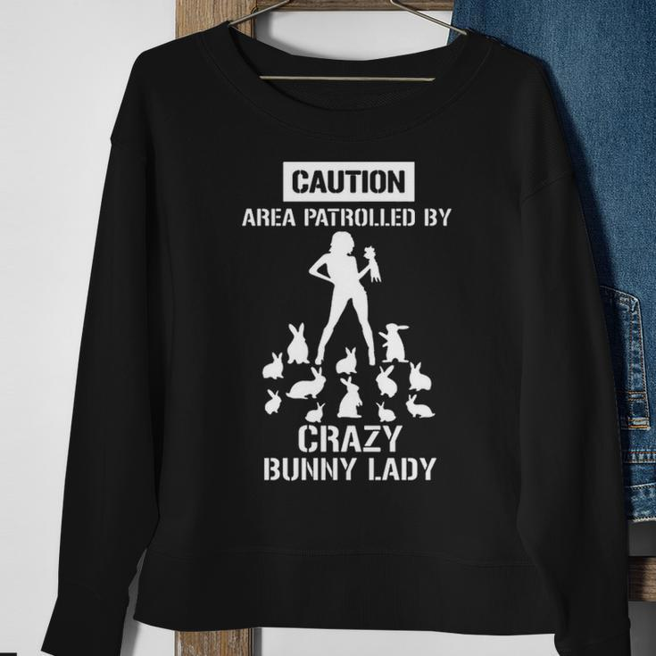 Crazy Bunny Lady S Sweatshirt Gifts for Old Women