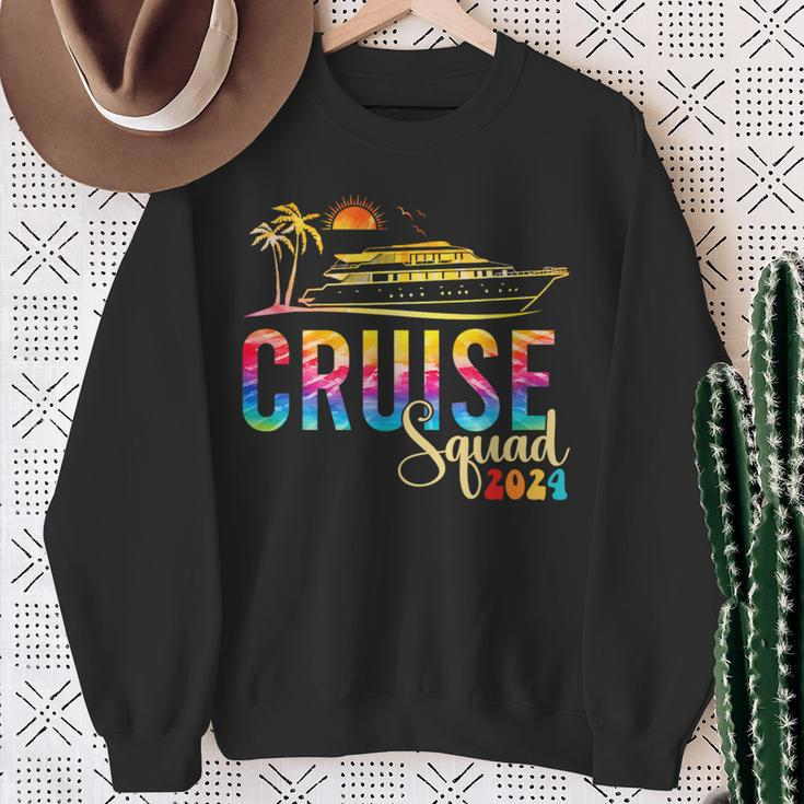 Cruise Squad 2024 Summer Vacation Matching Family Group Sweatshirt Gifts for Old Women