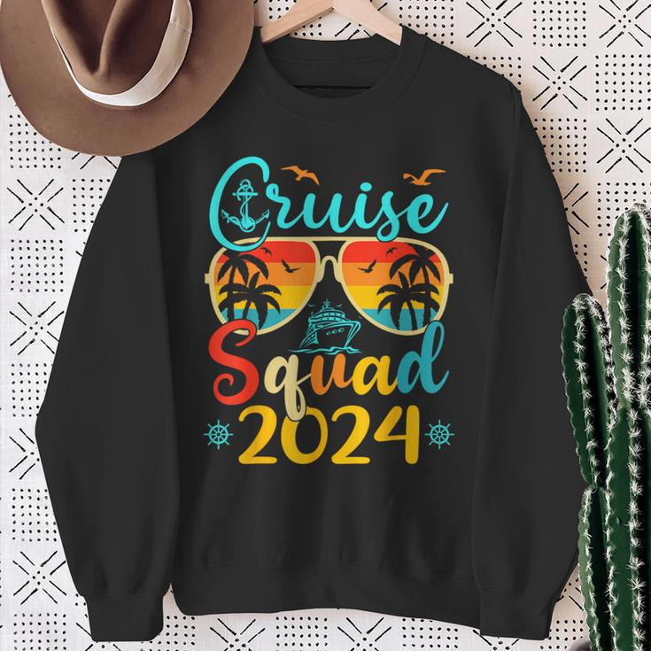 Cruise Squad 2024 Summer Vacation Matching Family Cruise Sweatshirt Gifts for Old Women